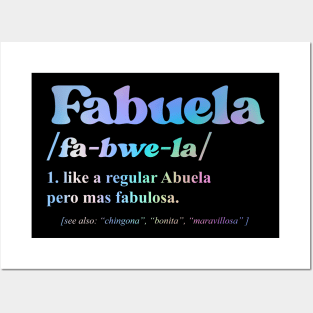 fabuela abuela grandma grandmother granny Posters and Art